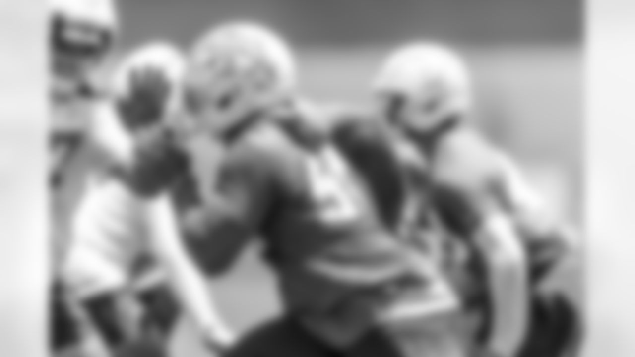 Los Angeles Chargers players participate in Phase 3 of the offseason program on Tuesday, May 27, 2025 at The Bolt in El Segundo, CA.