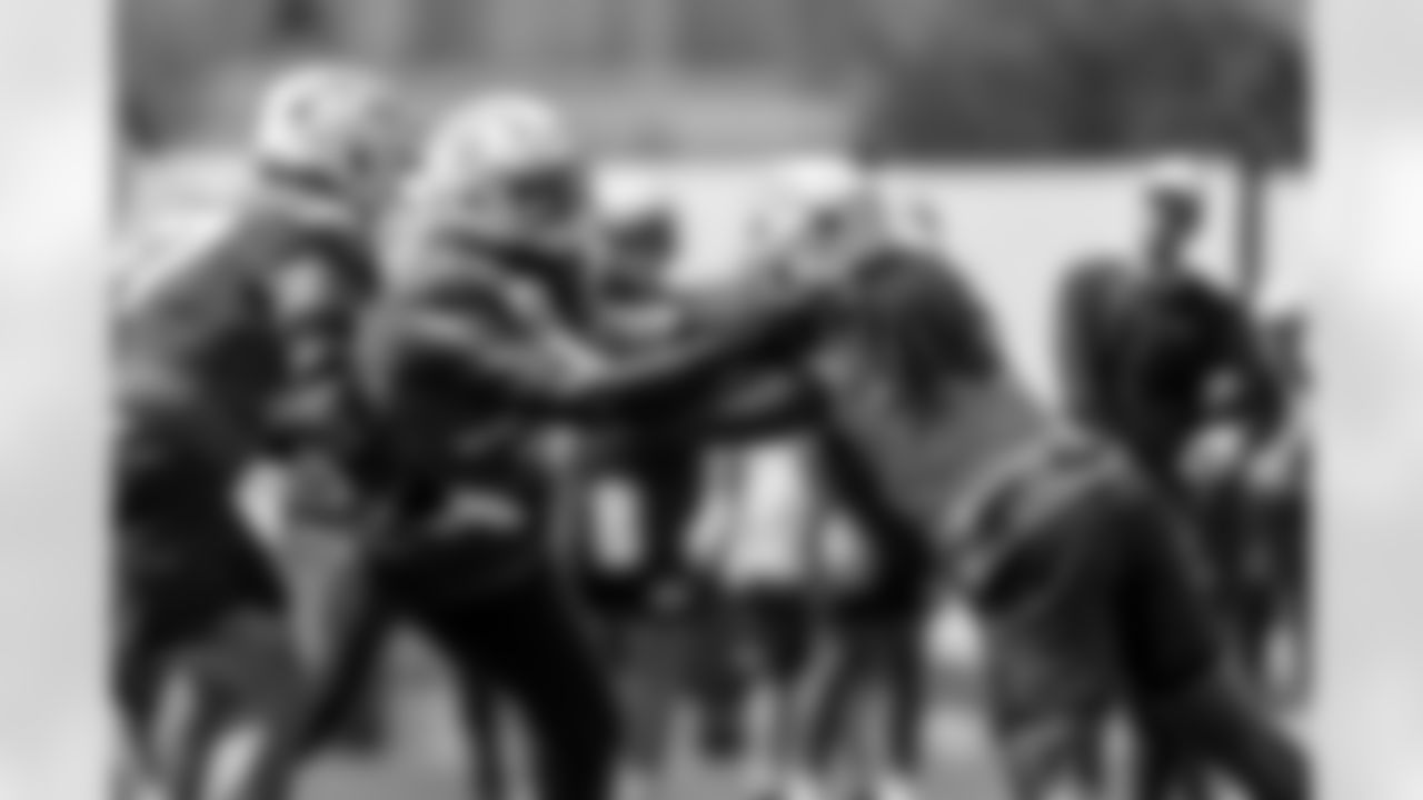 The Los Angeles Chargers practice on Thursday, September 18, 2025 at The Bolt in El Segundo, CA.