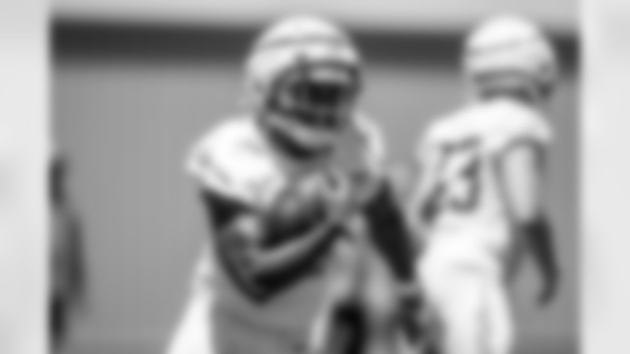 The Los Angeles Chargers hold Rookie Mini-Camp on Saturday, May 10, 2025 at The Bolt in El Segundo, CA.