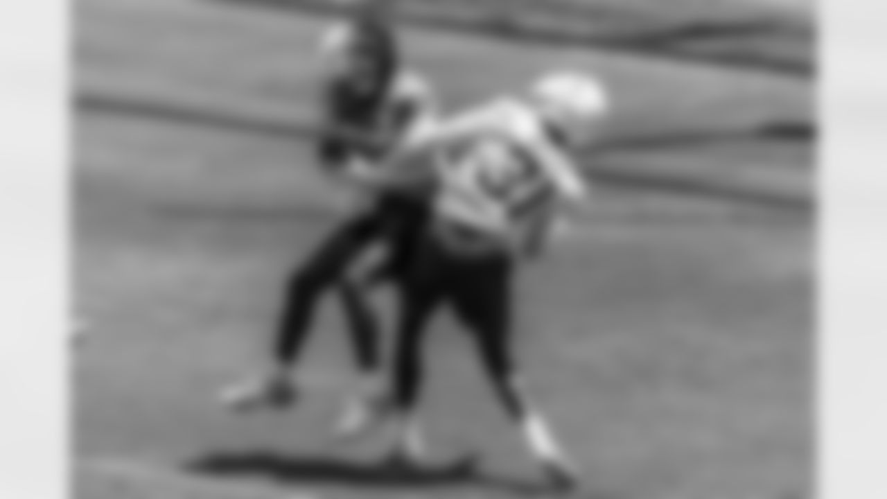The Los Angeles Chargers practice at Training Camp on Monday, August 4, 2025 at The Bolt in El Segundo, CA.