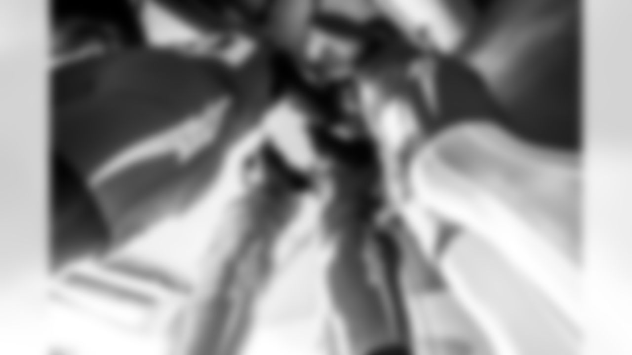 WR Derius Davis (12), WR Ladd McConkey (15) and RB Hassan Haskins (28)