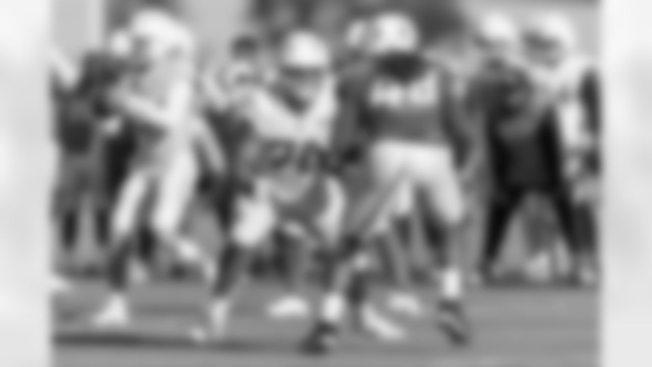 The Los Angeles Chargers practice at Training Camp on Friday, August 2, 2024 at The Bolt in El Segundo, CA.