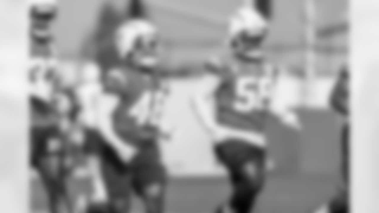 The Los Angeles Chargers practice on Wednesday, December 17, 2025 at The Bolt in El Segundo, CA.