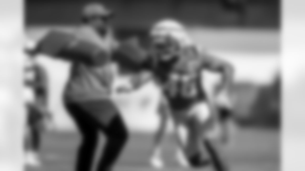The Los Angeles Chargers hold Rookie Mini-Camp on Saturday, May 10, 2025 at The Bolt in El Segundo, CA.