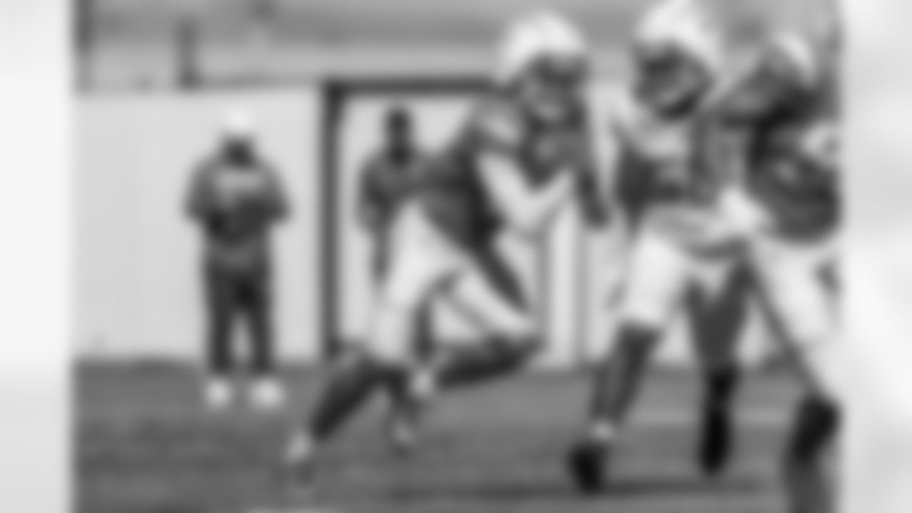 The Los Angeles Chargers practice on Wednesday, October 15, 2025 at The Bolt in El Segundo, CA.