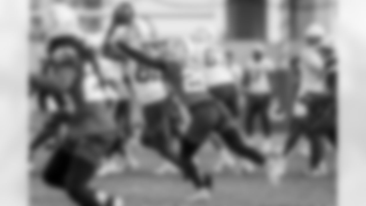 The Los Angeles Chargers practice on Thursday, November 13, 2025 at The Bolt in El Segundo, CA.