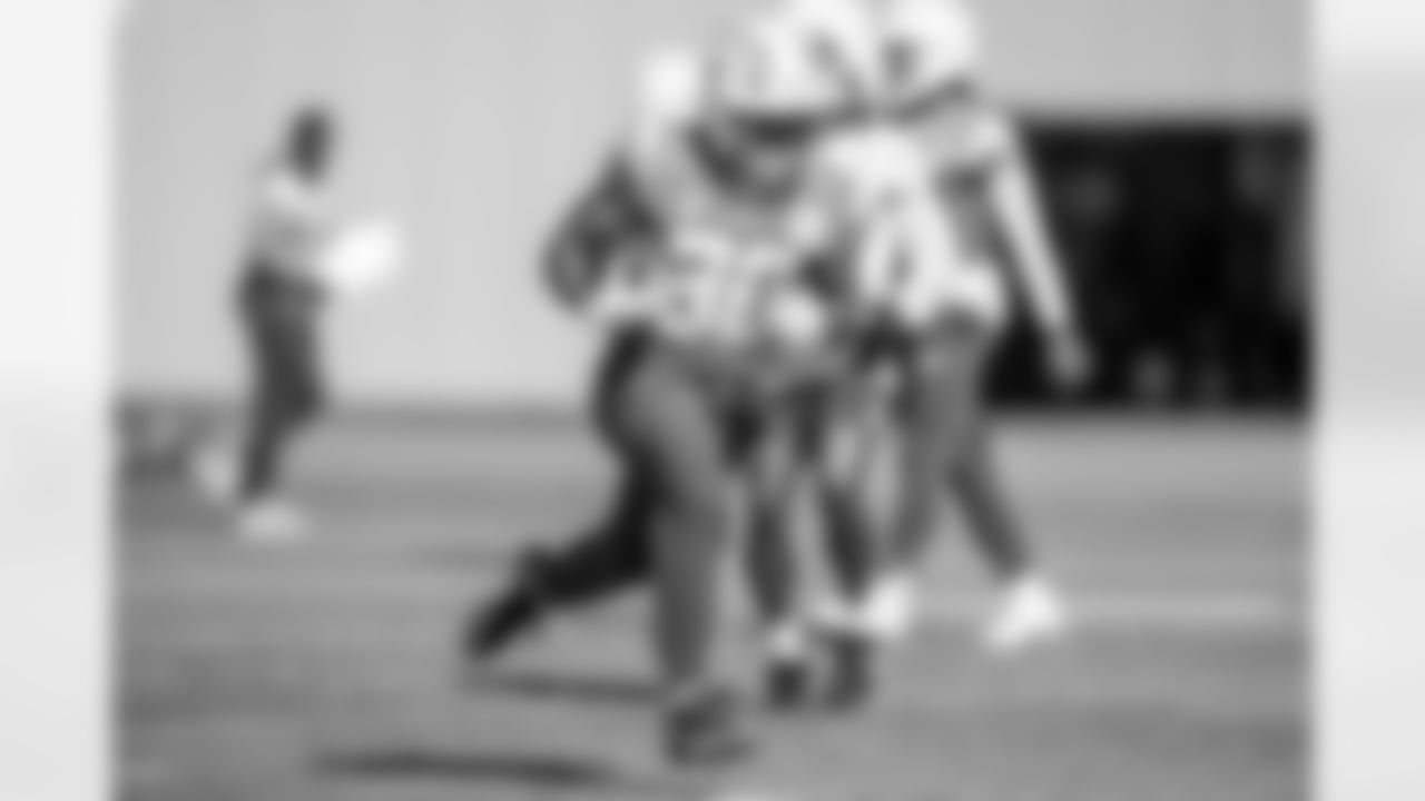 The Los Angeles Chargers practice on Friday, November 7, 2025 at The Bolt in El Segundo, CA.