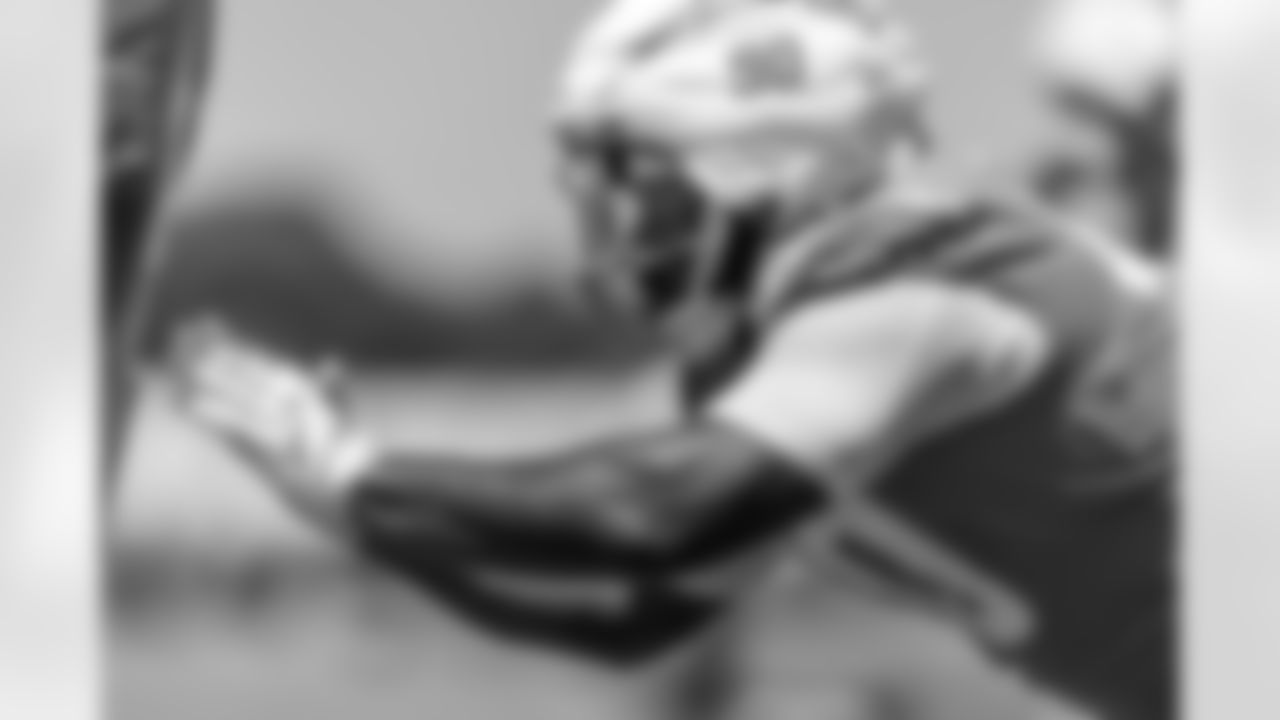 The Los Angeles Chargers practice at Training Camp on Tuesday, August 19, 2025 at The Bolt in El Segundo, CA.