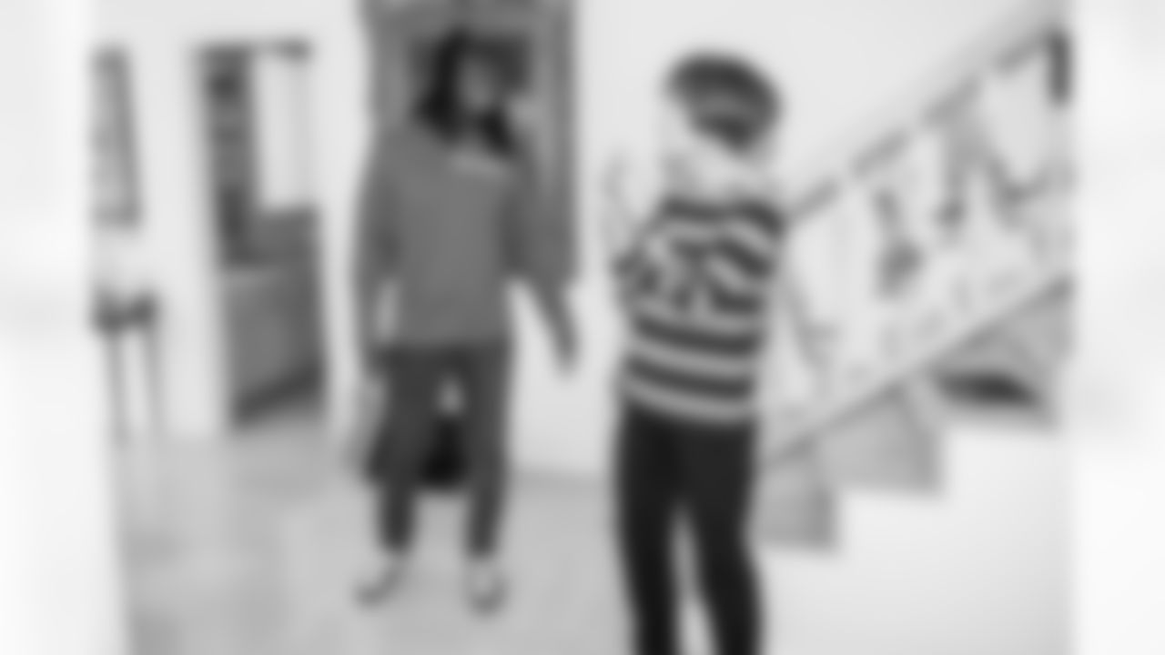 The Los Angeles Chargers surprise their 2025 Fan of the Year on Tuesday, October 28, 2025 in San Diego, CA.