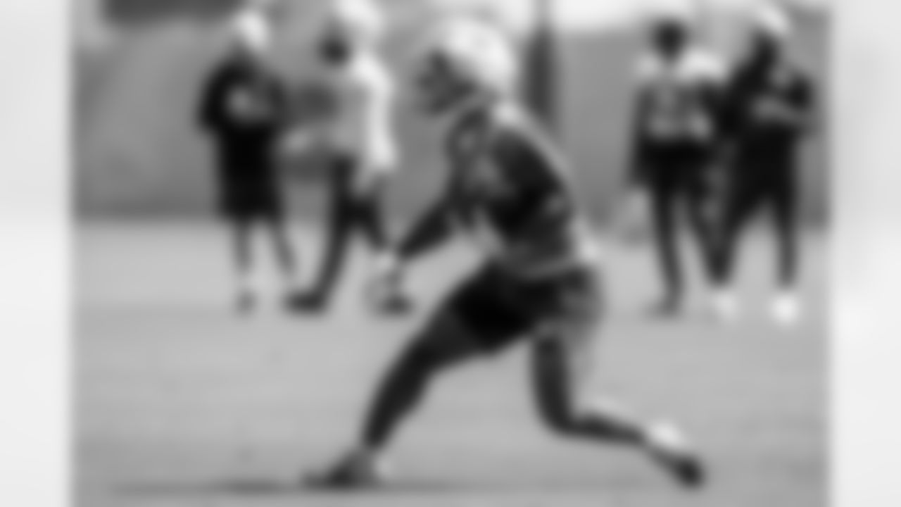 The Los Angeles Chargers practice on Friday, October 3, 2025 at The Bolt in El Segundo, CA.