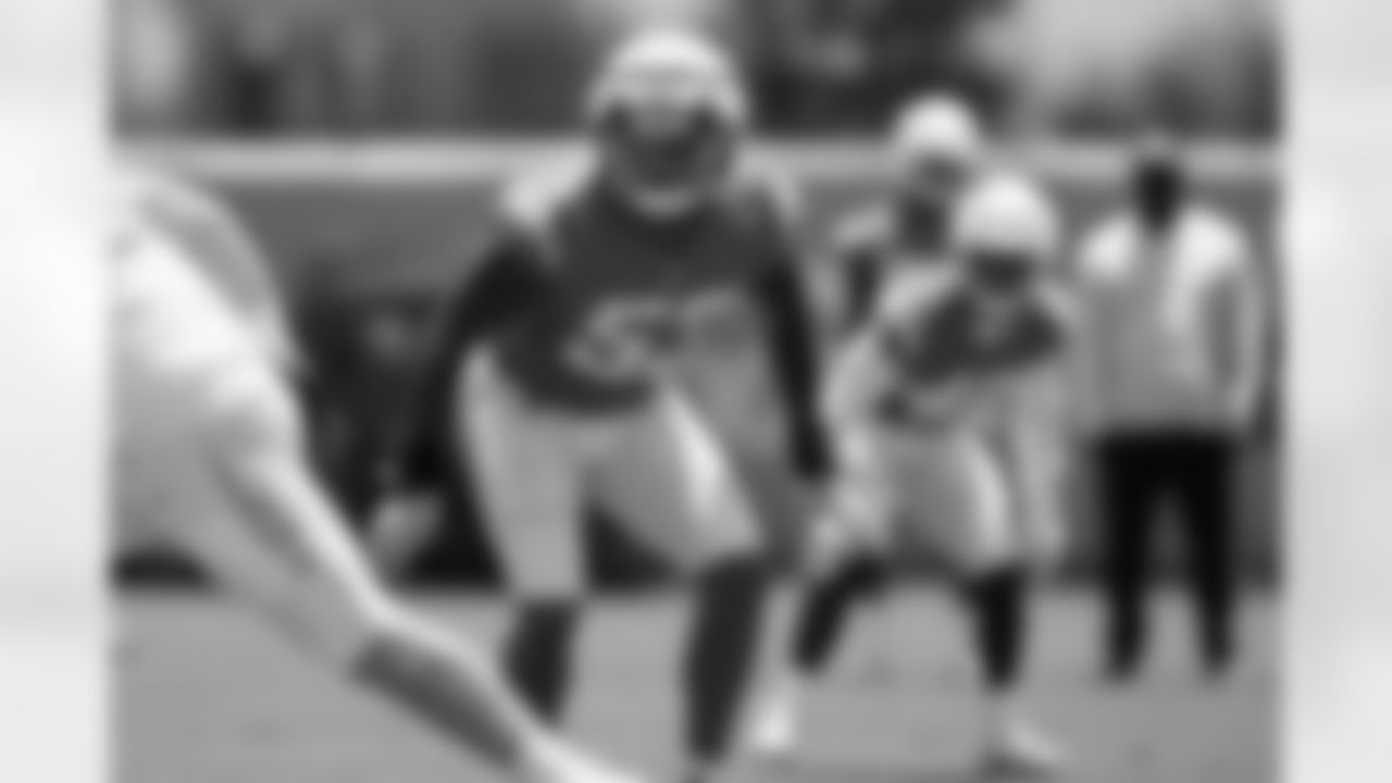 The Los Angeles Chargers hold OTA's on Wednesday, June 5, 2024 at Hoag Performance Center in Costa Mesa, CA.