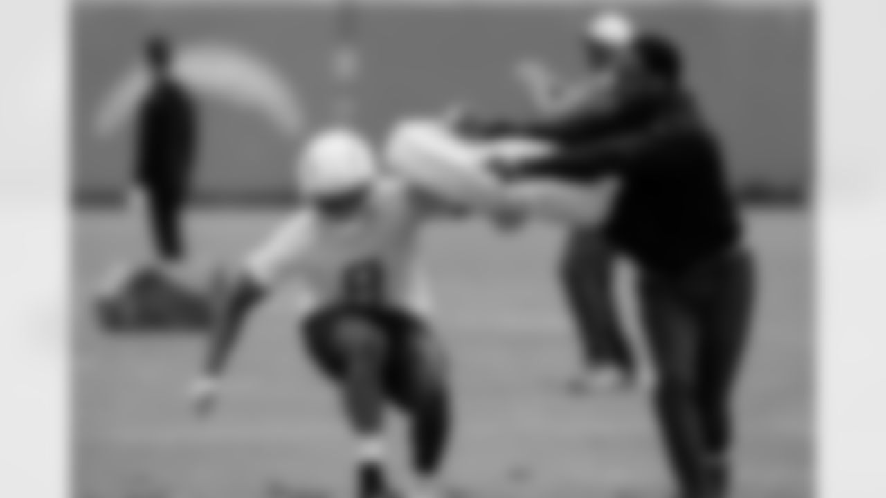 The Los Angeles Chargers hold OTA's on Thursday, June 6, 2024 at Hoag Performance Center in Costa Mesa, CA.