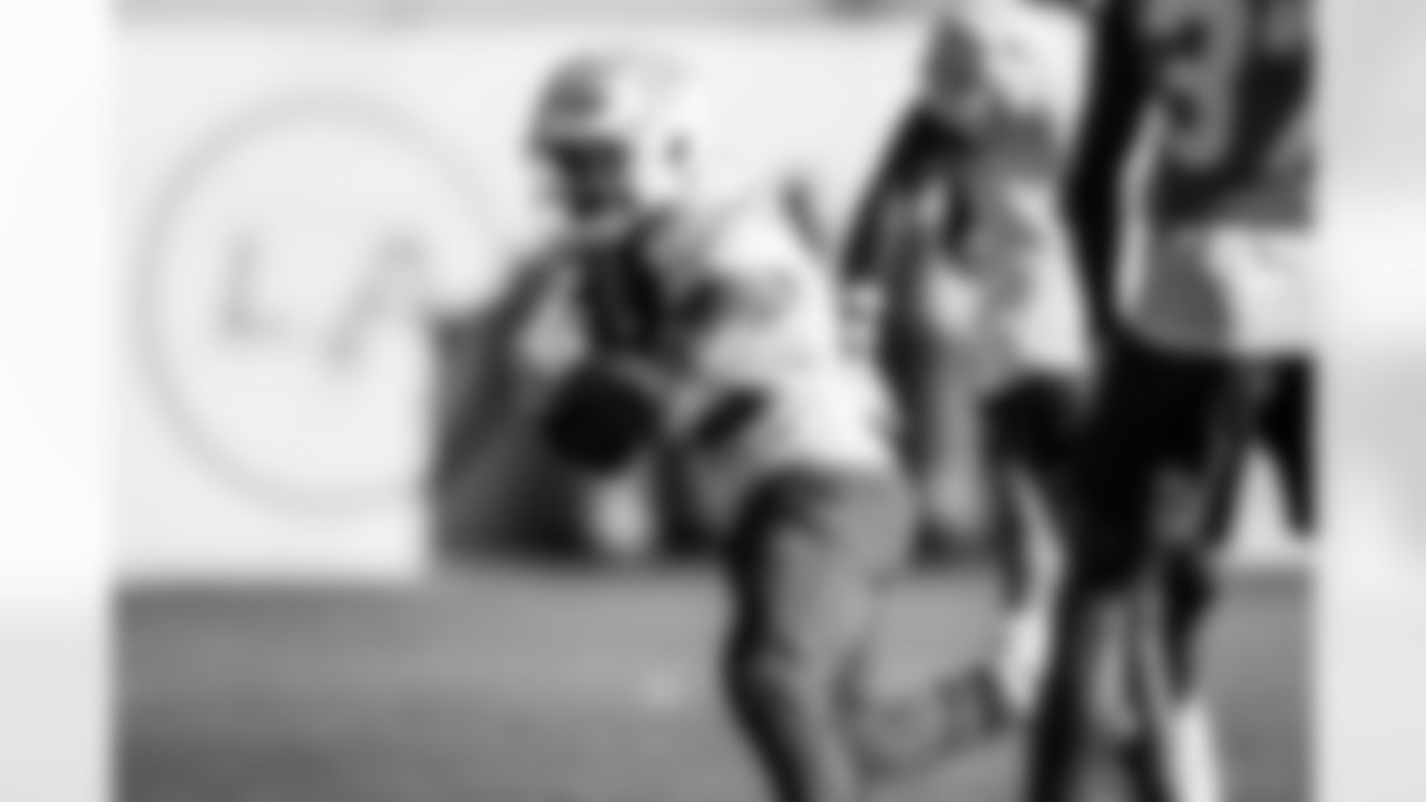 The Los Angeles Chargers practice on Wednesday, December 10, 2025 at The Bolt in El Segundo, CA.