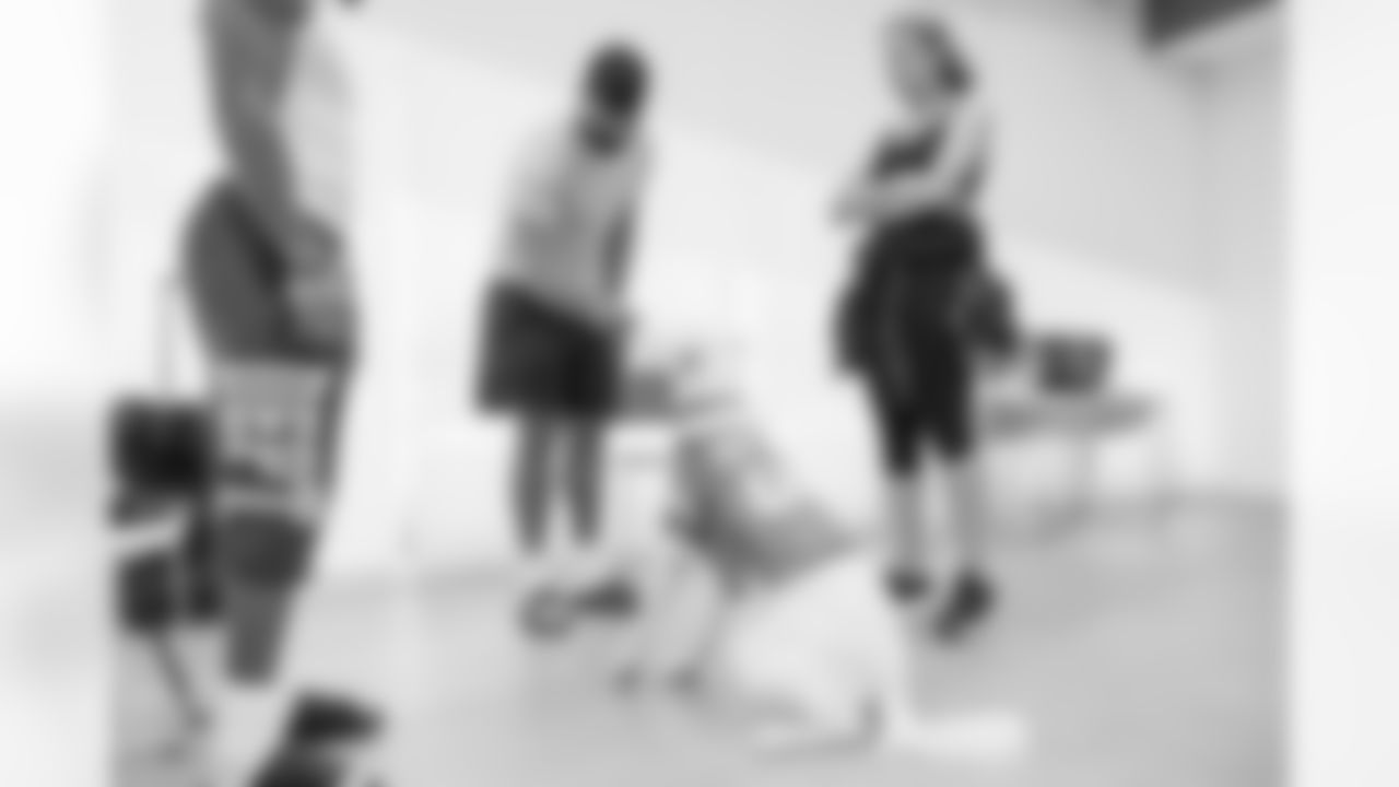 The latest Chargers Pup, Zeus, name is revealed on Monday, October 6, 2025 at The Bolt in El Segundo, CA.