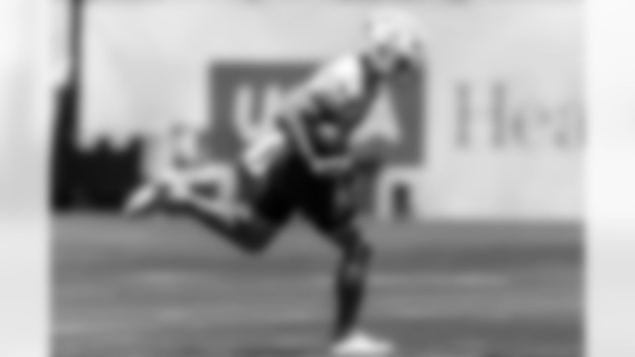 The Los Angeles Chargers practice at Training Camp on Wednesday, August 20, 2025 at The Bolt in El Segundo, CA.