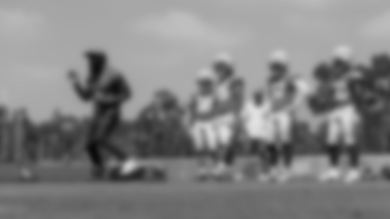 The Los Angeles Chargers hold Rookie Mini-Camp on Friday, May 10, 2024 at Hoag Performance Center in Costa Mesa, CA.