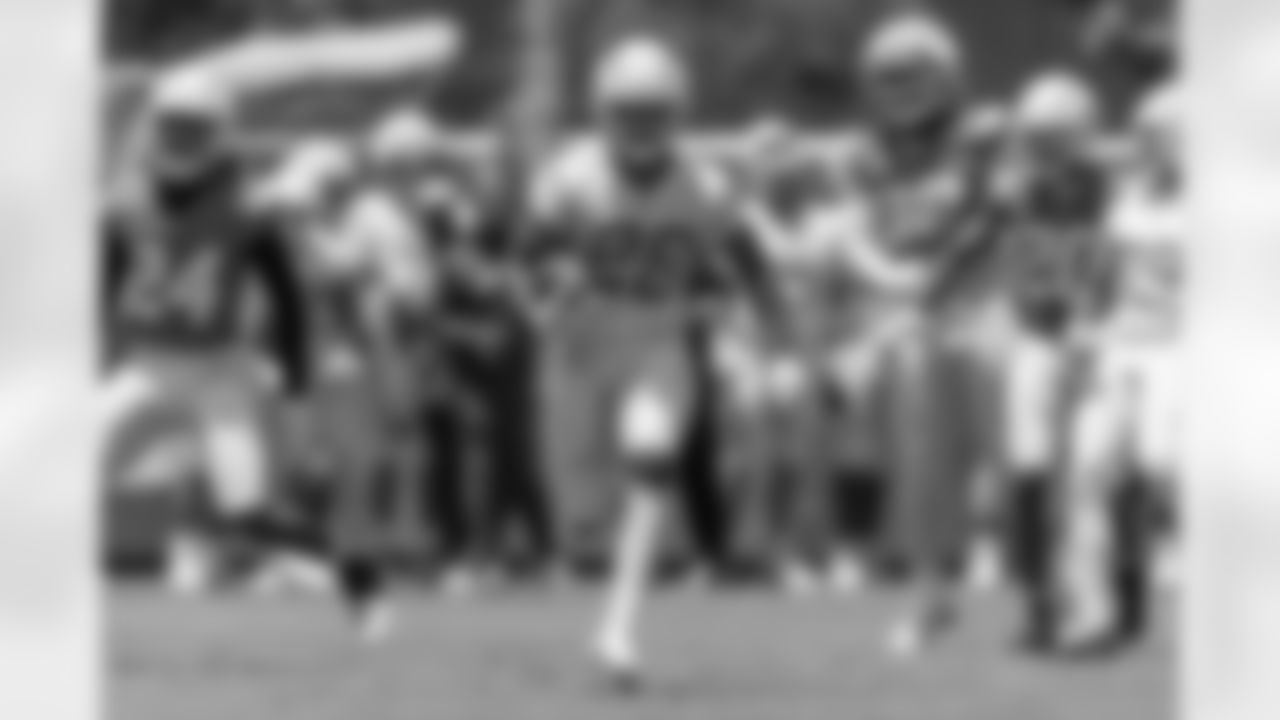 The Los Angeles Chargers hold OTA's on Wednesday, May 29, 2024 at Hoag Performance Center in Costa Mesa, CA.