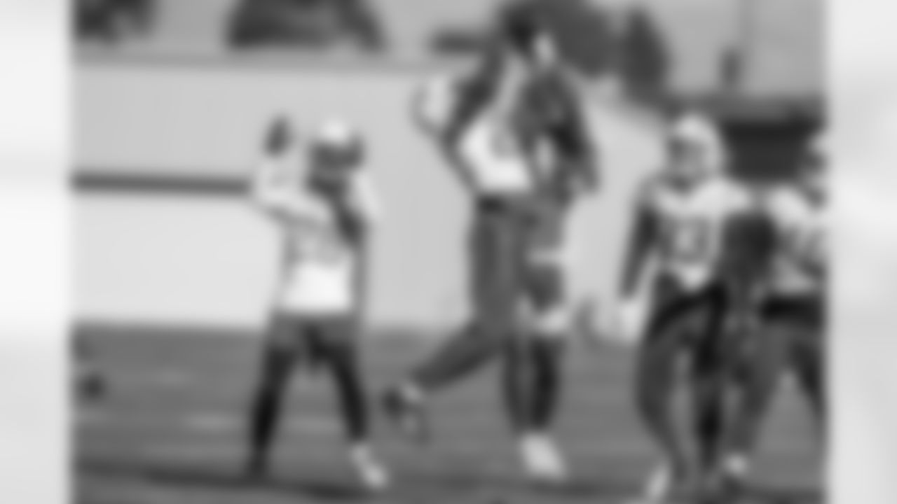 The Los Angeles Chargers practice on Thursday, December 4, 2025 at The Bolt in El Segundo, CA.