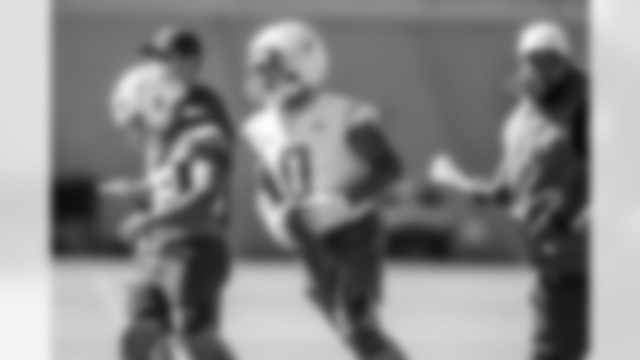 The Los Angeles Chargers practice on Friday, October 17, 2025 at The Bolt in El Segundo, CA.