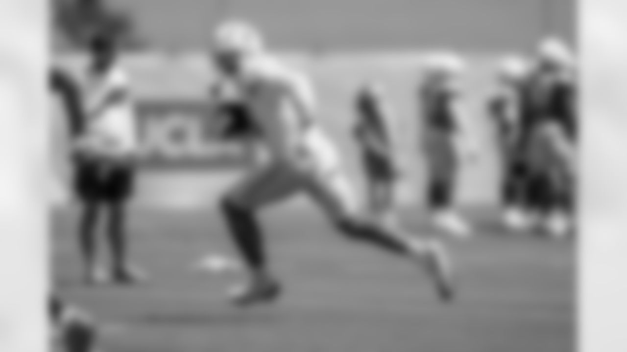 The Los Angeles Chargers practice at Training Camp on Monday, August 18, 2025 at The Bolt in El Segundo, CA.
