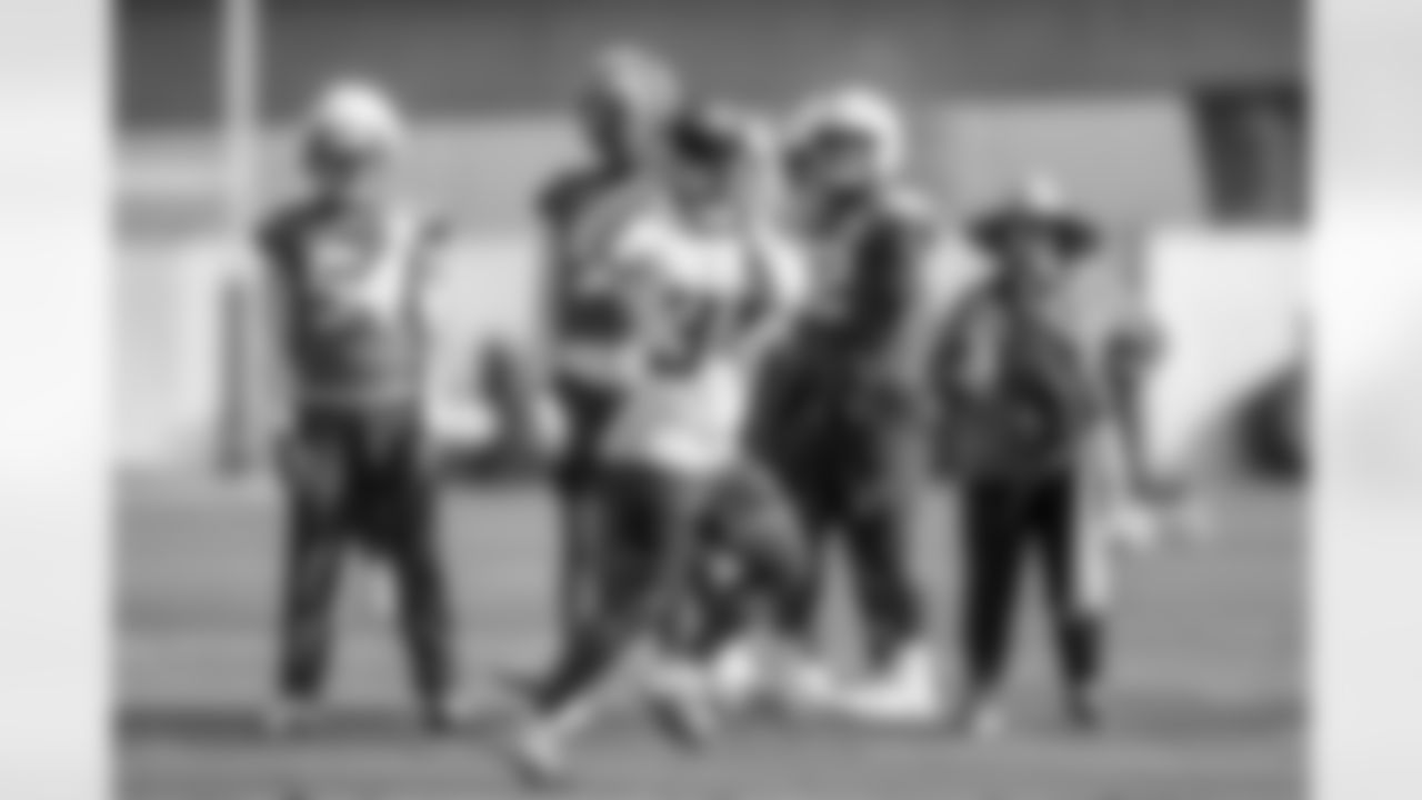 The Los Angeles Chargers practice on Thursday, December 18, 2025 at The Bolt in El Segundo, CA.