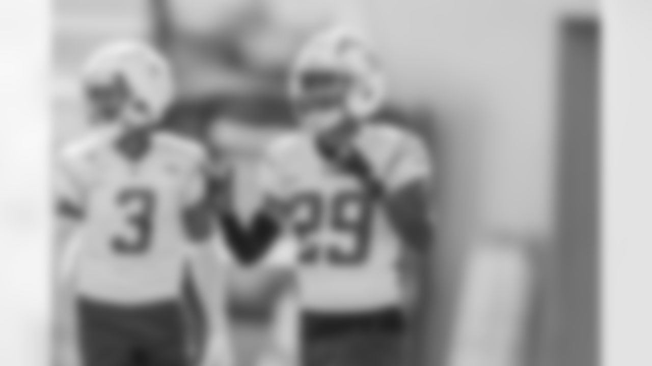 The Los Angeles Chargers practice on Thursday, December 4, 2025 at The Bolt in El Segundo, CA.