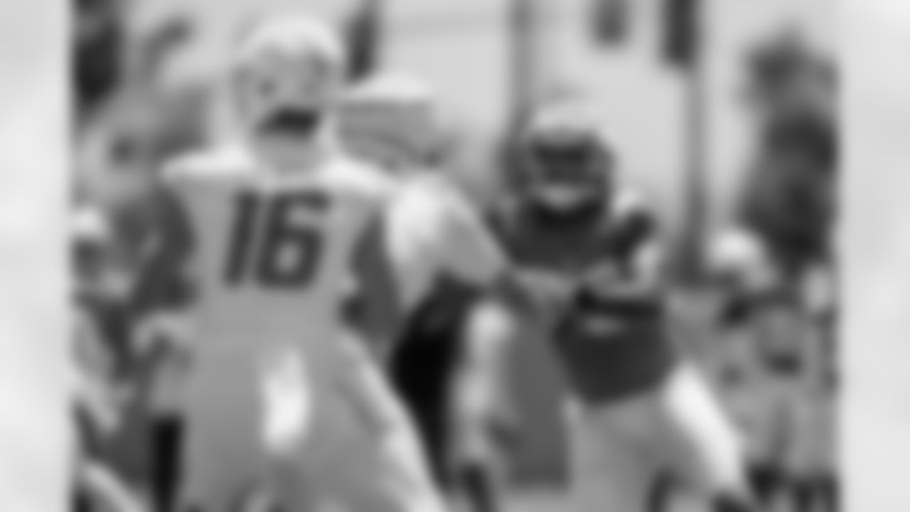 The Los Angeles Chargers hold OTA's on Wednesday, May 29, 2024 at Hoag Performance Center in Costa Mesa, CA.