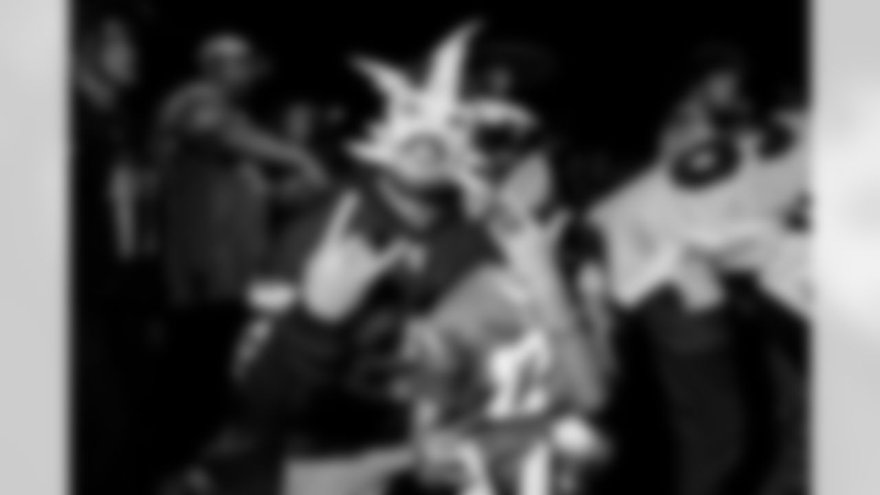 Fans gather at The Bolt for the Fan Rally + Drone Show on Friday January 9th, 2025