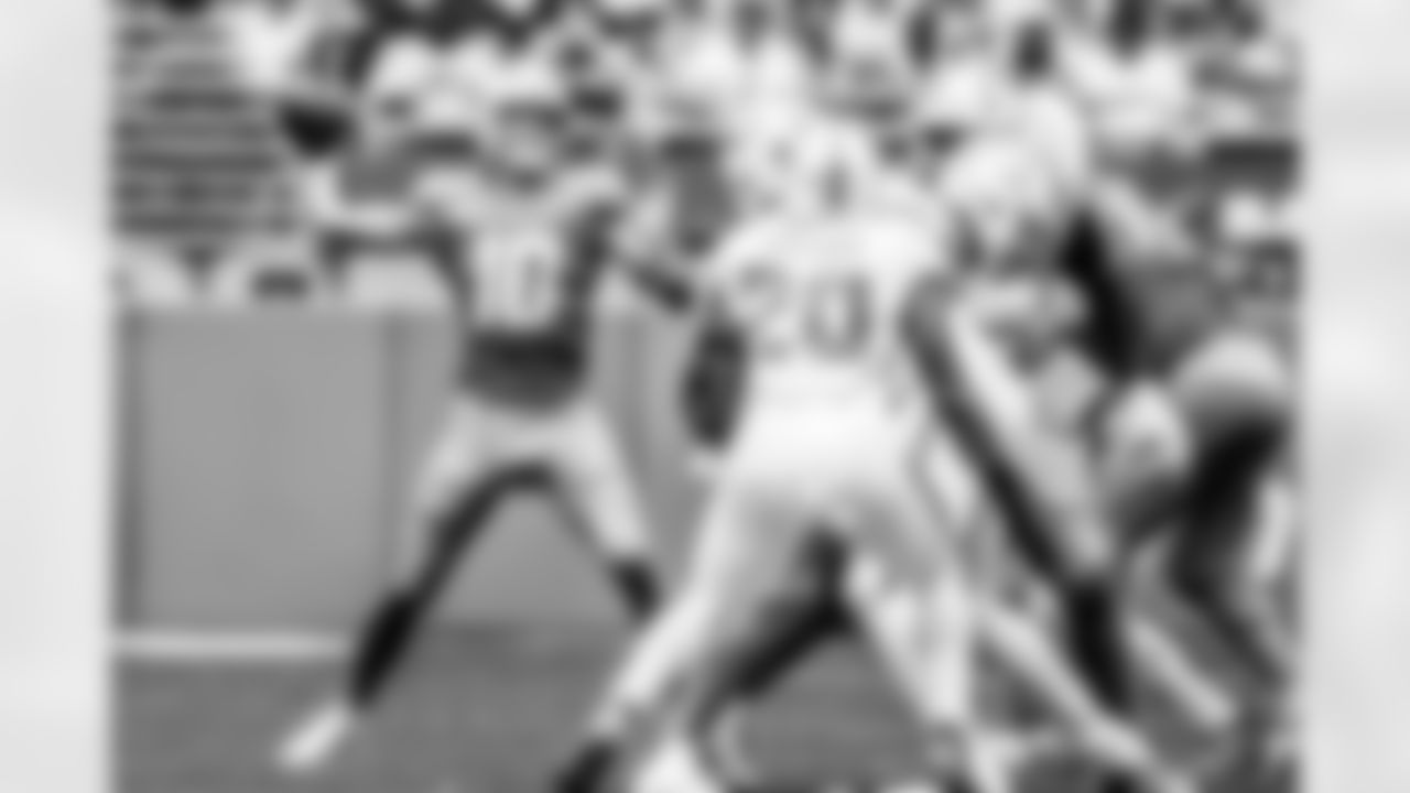 Take a look back at the Chargers Week 6 matchup with the Dolphins in monochrome!