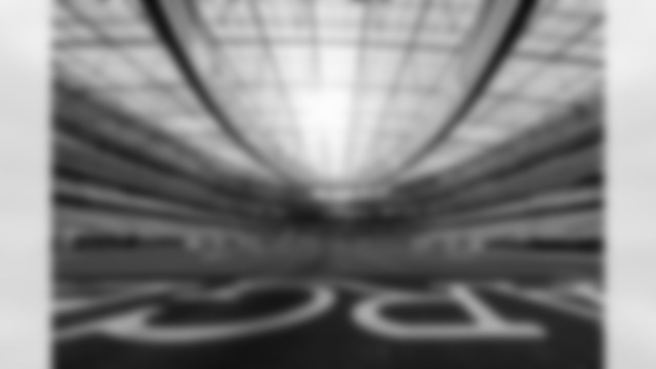 SoFi Stadium is photographed as it is converted to the 2025 Charger Power look on Friday, October 17, 2025 at SoFi Stadium in Inglewood, CA.