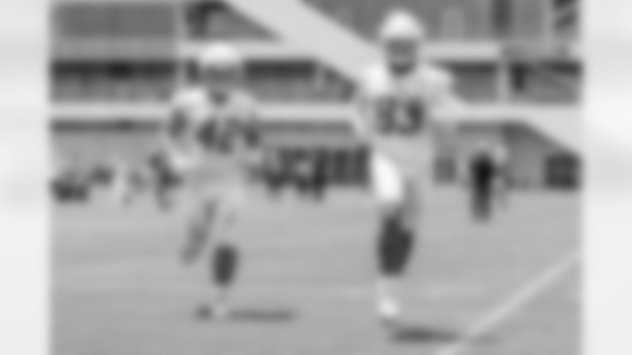 The Los Angeles Chargers hold Mandatory Mini-Camp on Thursday, June 12, 2025 at The Bolt in El Segundo, CA.