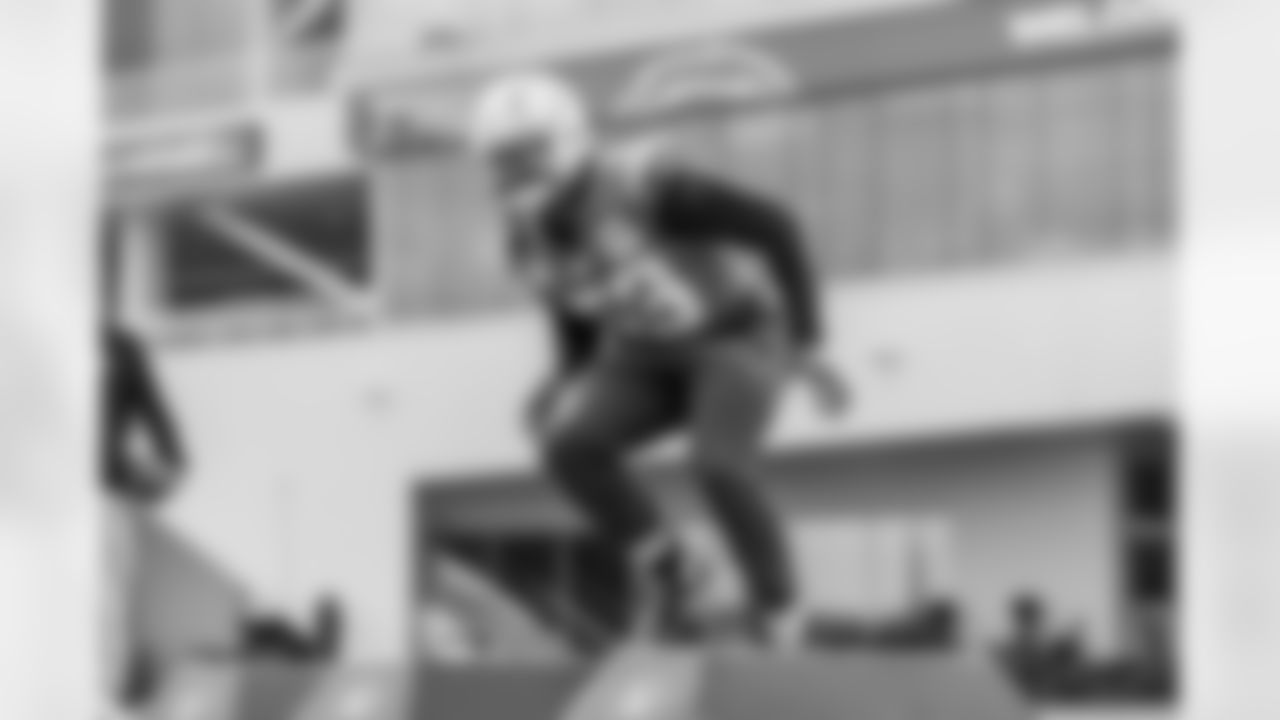 The Los Angeles Chargers practice on Thursday, November 13, 2025 at The Bolt in El Segundo, CA.