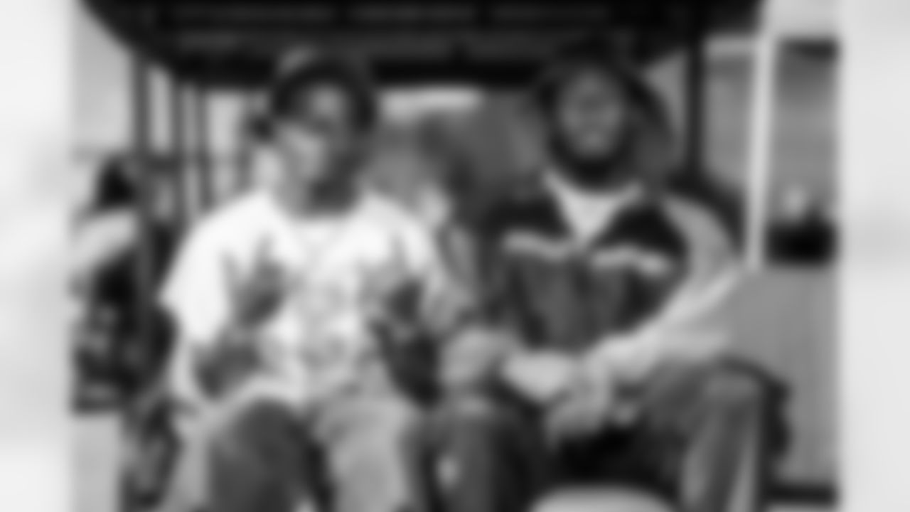 WR Derius Davis (12) and WR Quentin Johnston (1)