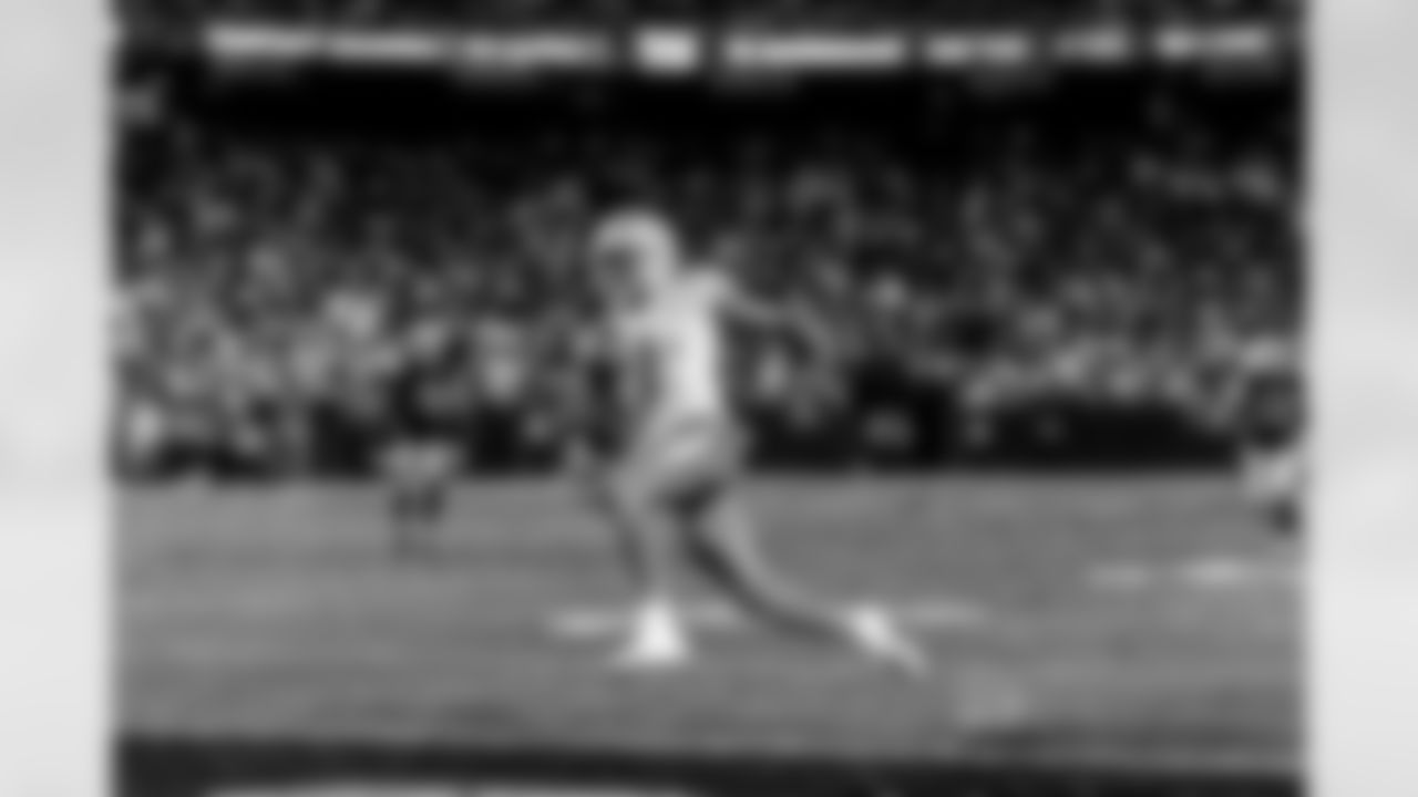 Take a look back at the Chargers Week 2 matchup with the Raiders in monochrome!