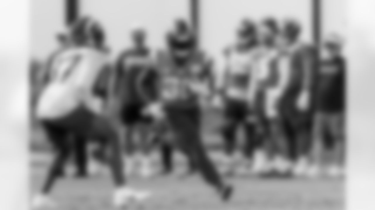 The Los Angeles Chargers practice on Tuesday, October 21, 2025 at The Bolt in El Segundo, CA.