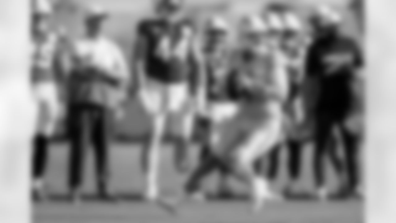 The Los Angeles Chargers practice at Training Camp on Tuesday, August 5, 2025 at The Bolt in El Segundo, CA.