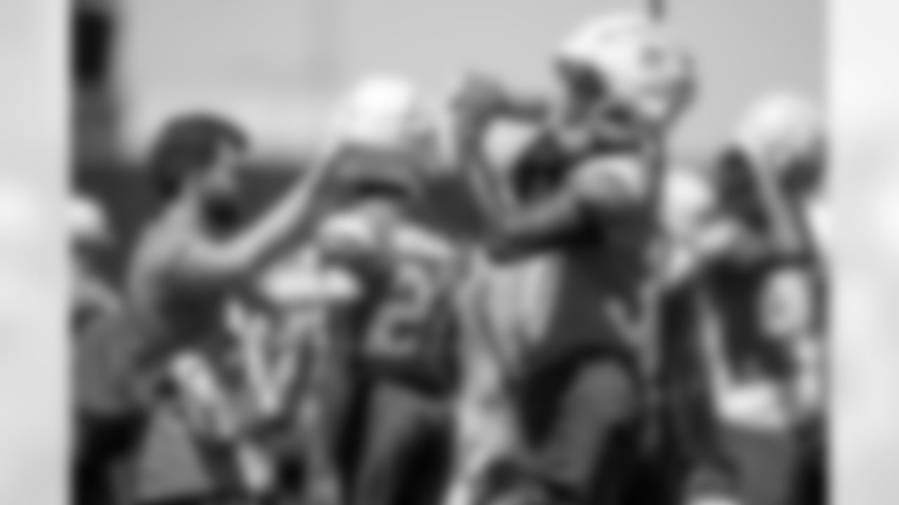 The Los Angeles Chargers practice at Training Camp on Thursday, August 21, 2025 at The Bolt in El Segundo, CA.