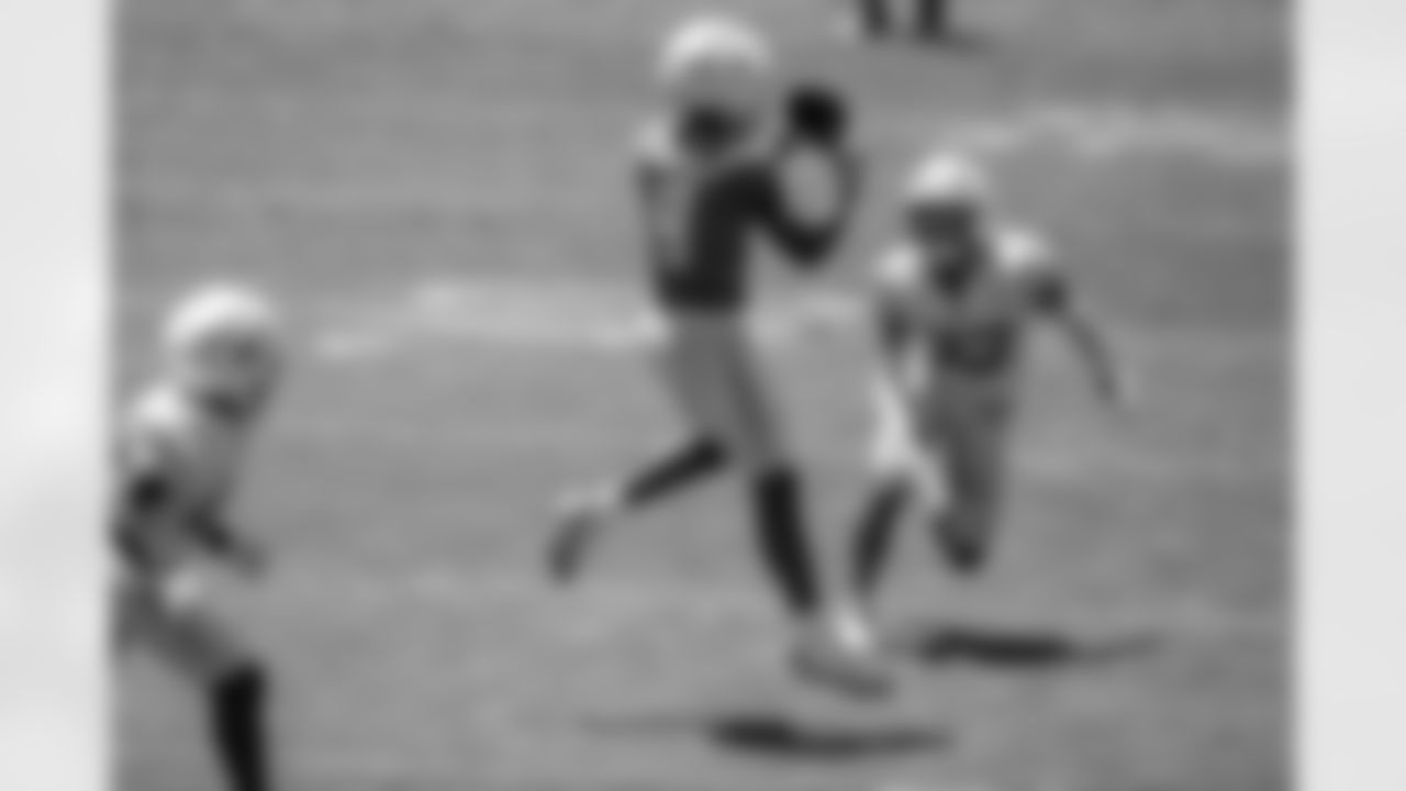 The Los Angeles Chargers practice at Training Camp on Wednesday, July 23, 2025 at Torero Stadium in San Diego, CA.