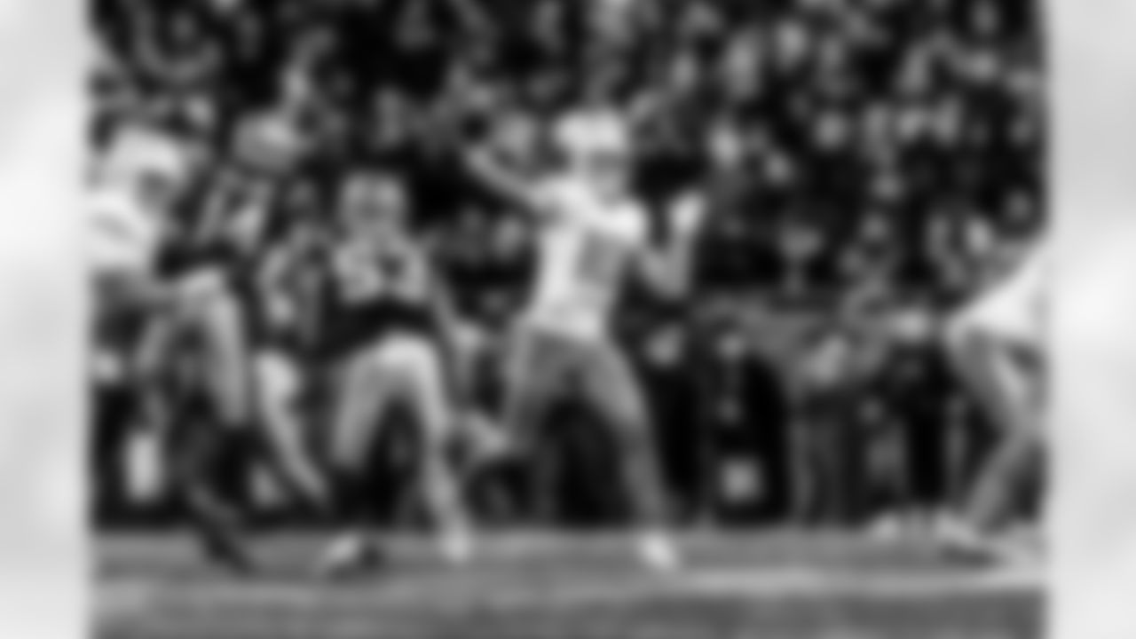 Take a look back at the Chargers Wild Card matchup with the Patriots in monochrome.