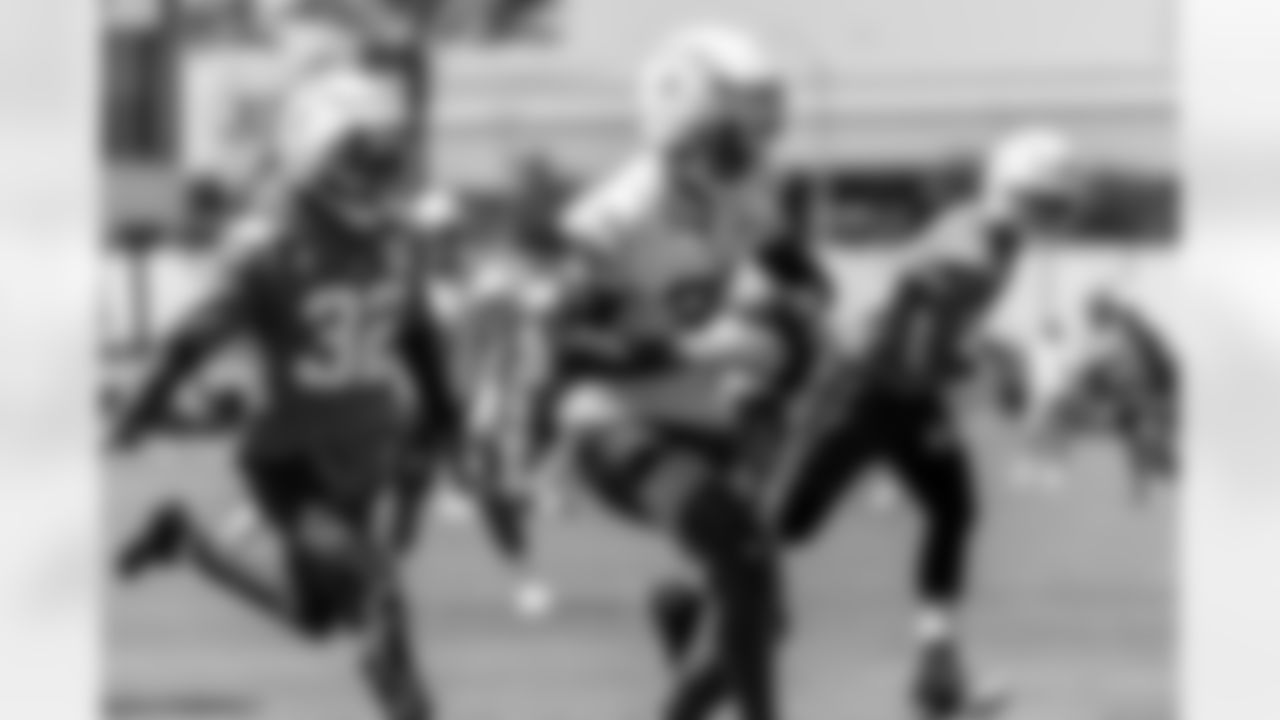 The Los Angeles Chargers practice at Training Camp on Wednesday, August 20, 2025 at The Bolt in El Segundo, CA.