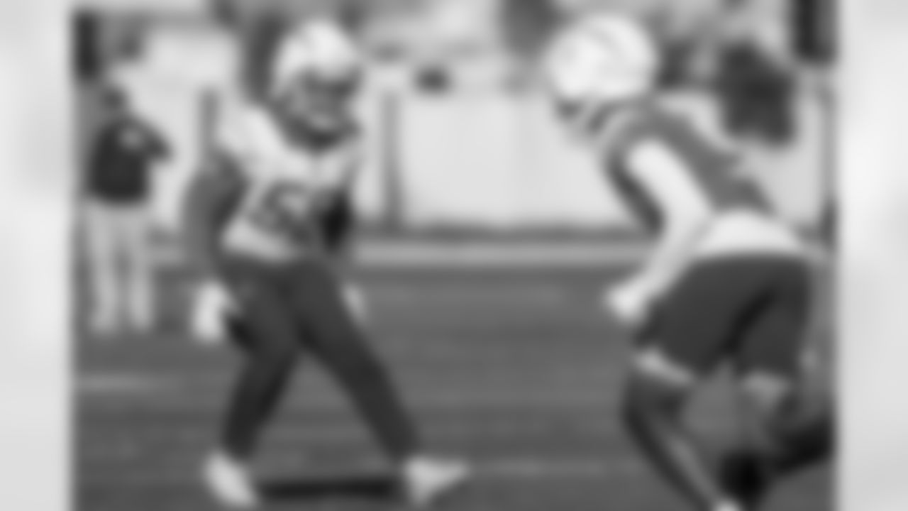 The Los Angeles Chargers practice on Thursday, December 4, 2025 at The Bolt in El Segundo, CA.