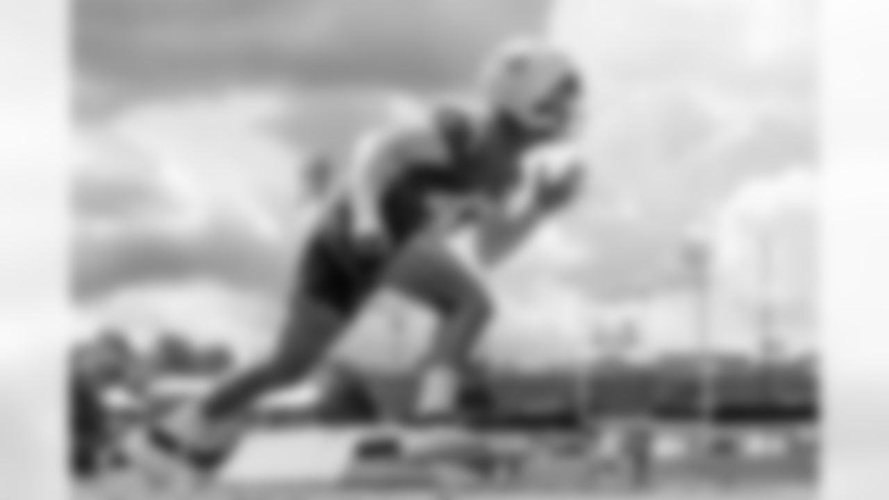 The Los Angeles Chargers practice on Friday, September 20, 2024 at UNC-Charlotte in Charlotte, NC.