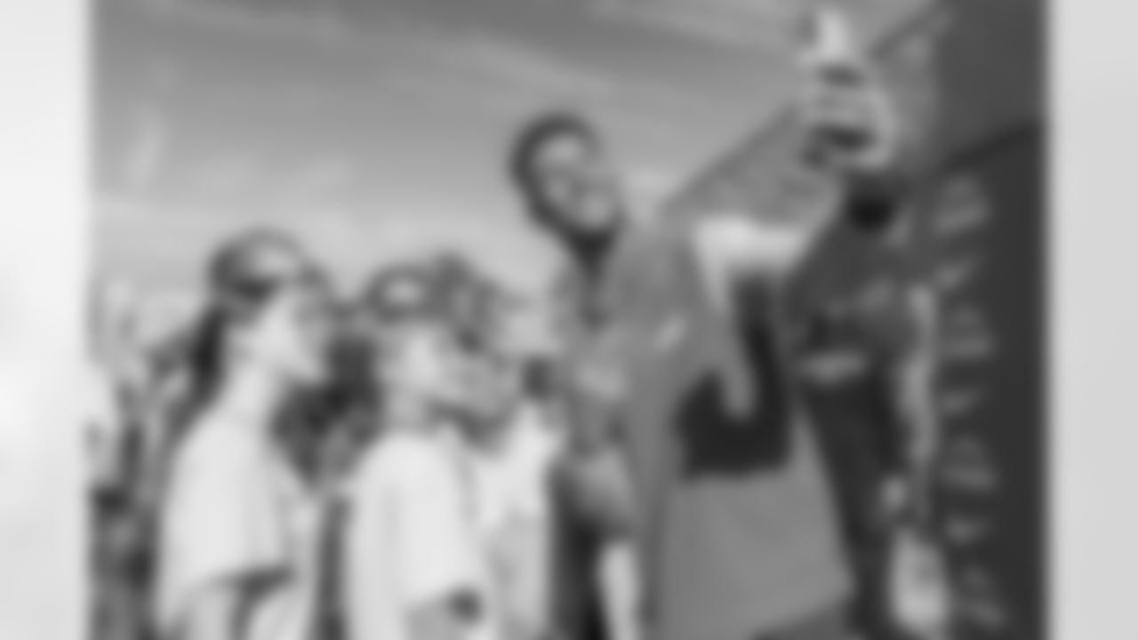 The Los Angeles Chargers host a girls flag football camp on Tuesday, December 02, 2025 at St. Joseph High School in Lakewood, CA.