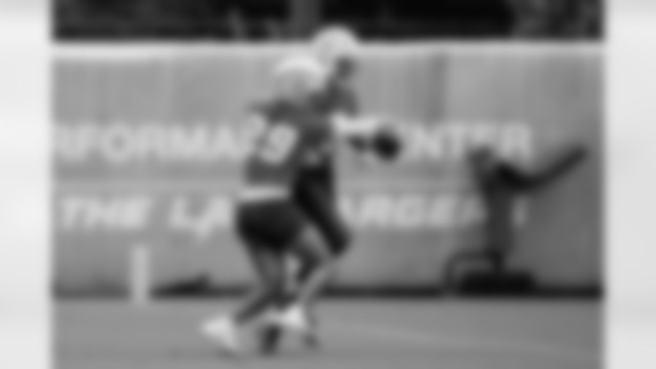 The Los Angeles Chargers hold OTA's on Monday, May 20, 2024 at Hoag Performance Center in Costa Mesa, CA.
