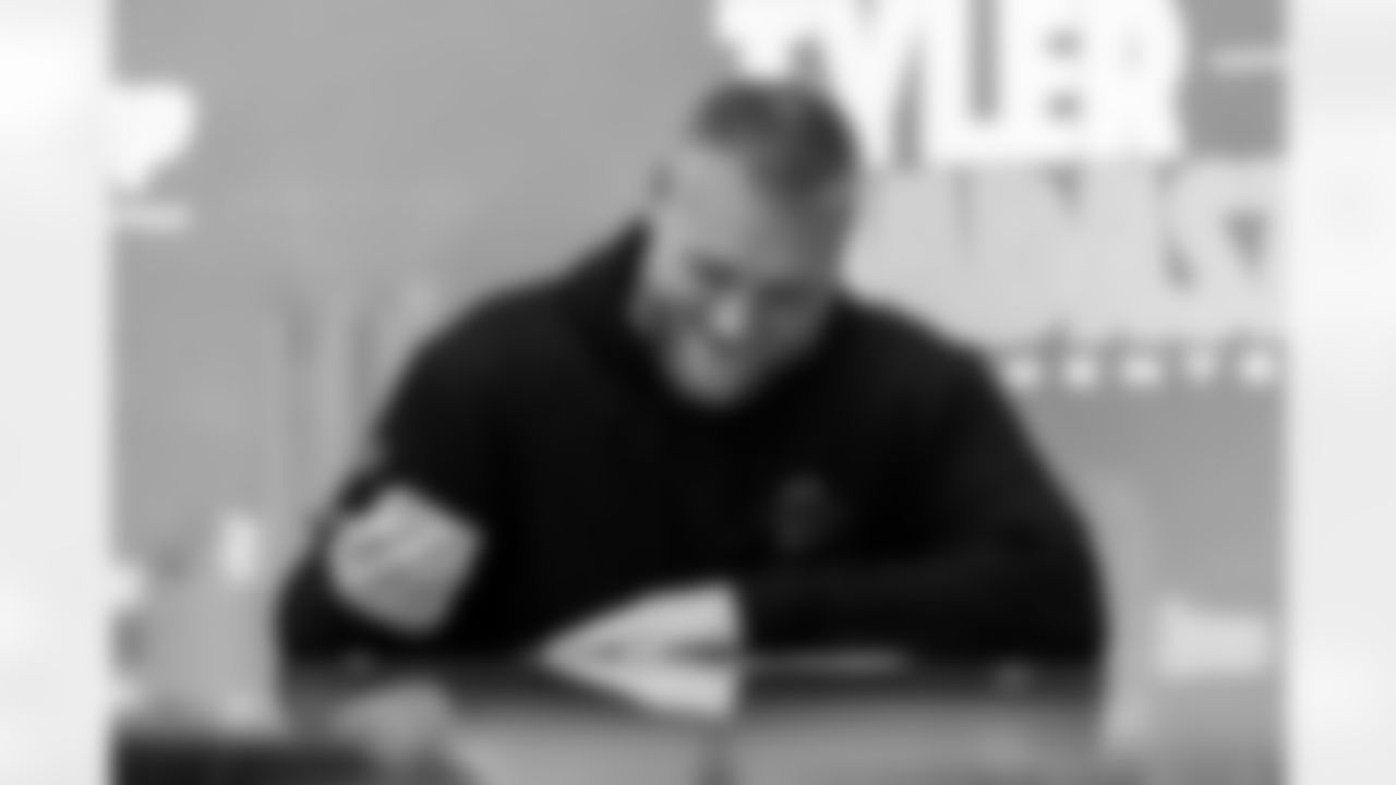 The Los Angeles Chargers sign Tyler Biadasz on Friday, March 6, 2026 at The Bolt in El Segundo, CA.