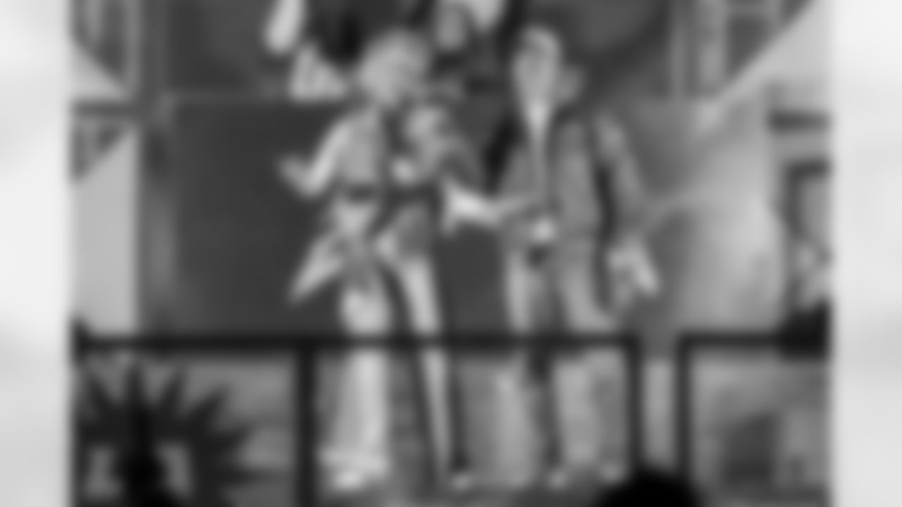 Fans gather at The Bolt for the Fan Rally + Drone Show on Friday January 9th, 2025