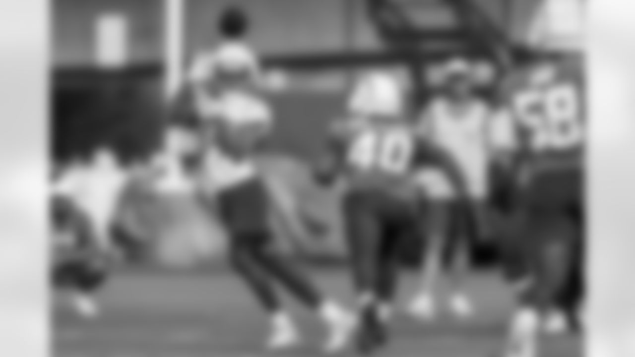 The Los Angeles Chargers practice on Thursday, November 13, 2025 at The Bolt in El Segundo, CA.