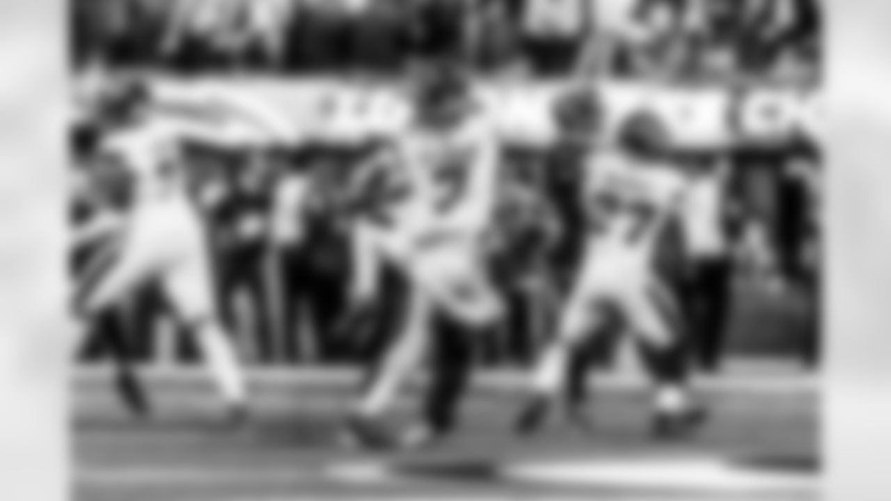 Take a look back at the Chargers Week 17 matchup with the Texans in monochrome.