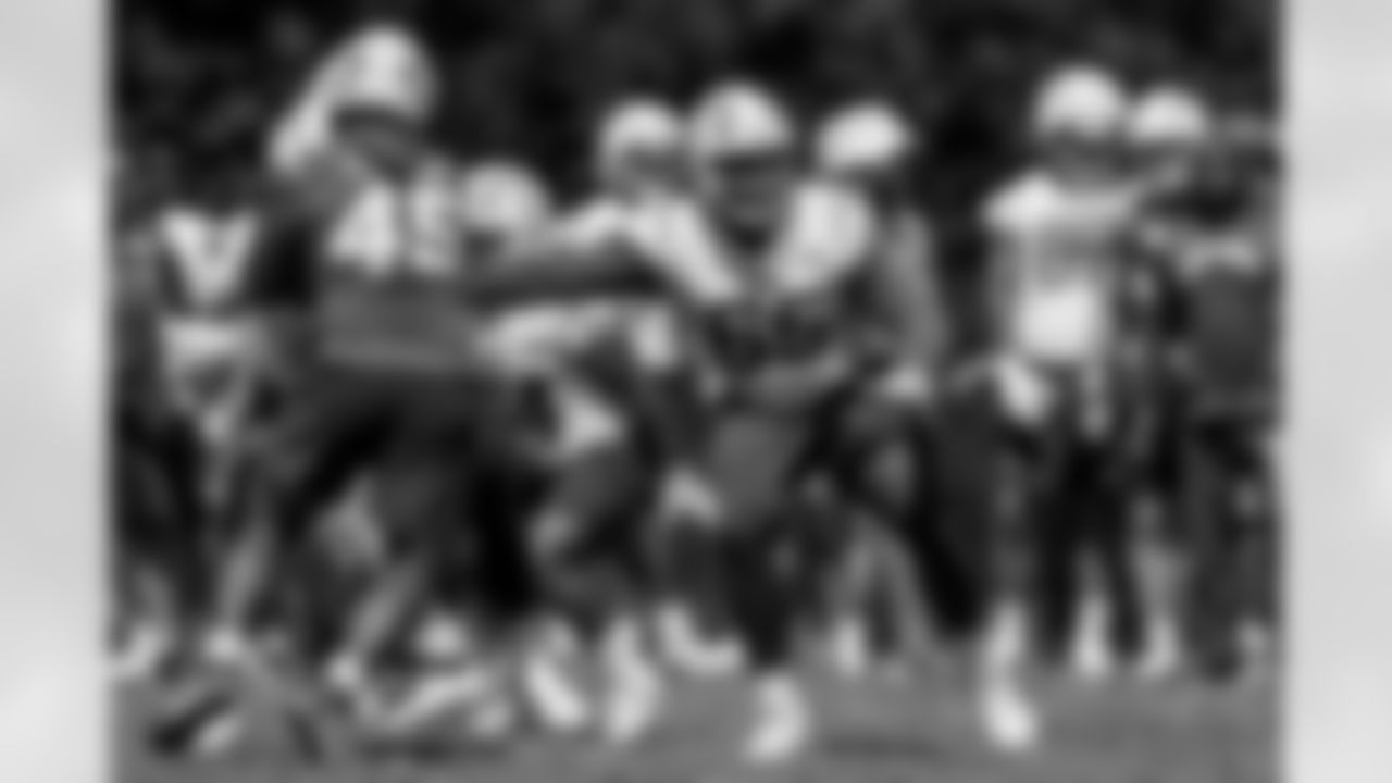 The Los Angeles Chargers practice on Friday, September 20, 2024 at UNC-Charlotte in Charlotte, NC.