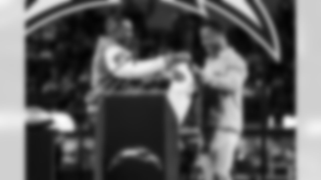 Chargers Legend Antonio Gates and Chargers Legend Rodney Harrison